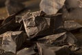 Organic Semi Sweet Dark Chocolate Chunks Royalty Free Stock Photo