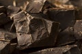 Organic Semi Sweet Dark Chocolate Chunks Royalty Free Stock Photo