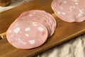 Organic Sliced Mortadella Bologna Meat