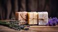 Organic Soap Selection: Rustic Charm