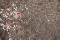 Organic soil and chemical fertilizer