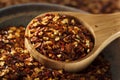 Organic Spicy Red Pepper Flakes Royalty Free Stock Photo