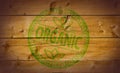 Organic stamp Royalty Free Stock Photo