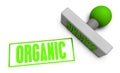 Organic Stamp Royalty Free Stock Photo