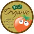 Organic Sticker/Label Royalty Free Stock Photo