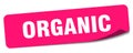 organic sticker. organic label Royalty Free Stock Photo