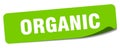 organic sticker. organic label