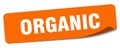 organic sticker. organic label Royalty Free Stock Photo