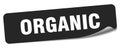 organic sticker. organic label Royalty Free Stock Photo