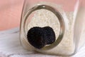 organic summer truffle to store in rice