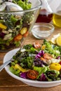 Organic Super Food Vegetarian Salad Royalty Free Stock Photo