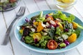 Organic Super Food Vegetarian Salad Royalty Free Stock Photo