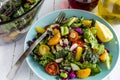 Organic Super Food Vegetarian Salad Royalty Free Stock Photo