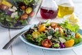 Organic Super Food Vegetarian Salad Royalty Free Stock Photo