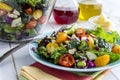 Organic Super Food Vegetarian Salad Royalty Free Stock Photo