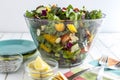 Organic Super Food Vegetarian Salad Royalty Free Stock Photo