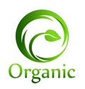 Organic circle logo