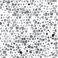 Organic terrazzo abstract modern grey seameless pattern.