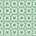 Organic tile. Green terrific boho