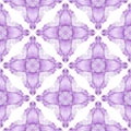 Organic tile. Purple immaculate boho chic summer