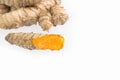 Organic turmeric roots - Curcuma longa