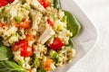 Organic Vegan Quinoa with vegetables