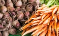 Organic vegetable at farmers market Royalty Free Stock Photo