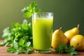 Organic Vegetable Juice Composition Royalty Free Stock Photo