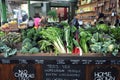 Organic vegetables at the Borough Market in London, Uk