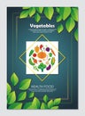 Organic Vegetables Flyer, with new and lovely design