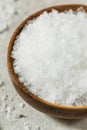 Organic White Maldon Sea Salt Royalty Free Stock Photo