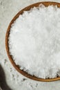 Organic White Maldon Sea Salt Royalty Free Stock Photo