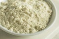 Organic White Vanilla Protein Powder Royalty Free Stock Photo