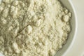 Organic White Vanilla Protein Powder Royalty Free Stock Photo