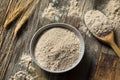Organic Whole Wheat Flour Royalty Free Stock Photo