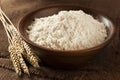 Organic Whole Wheat Flour Royalty Free Stock Photo