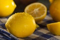 Organic Yellow Citrus Lemons