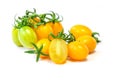 Organic yellow grape tomato Royalty Free Stock Photo