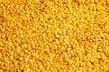 Organic yellow thoor dal background. Royalty Free Stock Photo