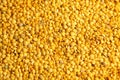 Organic yellow thoor dal background. Royalty Free Stock Photo