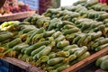 Organic zucchini on farmers market in Greece