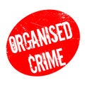 Organised Crime rubber stamp Royalty Free Stock Photo