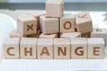 Organization change, business transform, disruption or evolve co Royalty Free Stock Photo