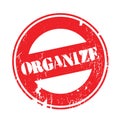 Organize rubber stamp