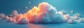 Organized cloud files in folders, digital workspace , management, productivity