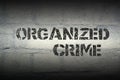 Organized crime gr Royalty Free Stock Photo