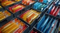 Organized folders and search functionality for efficient document management system interface.