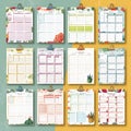 Organized Paper Boards Filled with Notes, Plans, and Creative Ideas for Project Management, Brainstorming, and Planning Sessions Royalty Free Stock Photo