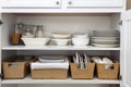 organizing and storage ideas for small spaces, including closets and kitchen cabinets