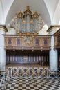 Organs in the chapel in Kronborg Palace, Denmark.